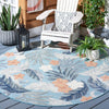 Safavieh Cabana CBN456M Blue / Grey Area Rug Room Scene