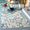 Safavieh Cabana CBN485N Green / Navy Area Rug Room Scene