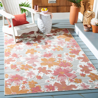 Safavieh Cabana CBN488U Grey / Rose Area Rug Room Scene