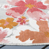 Safavieh Cabana CBN488U Grey / Rose Area Rug Detail