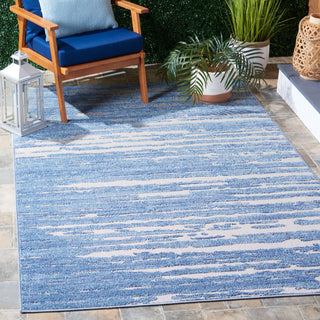 Safavieh Cabana CBN506M Blue / Beige Area Rug Room Scene Feature