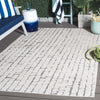 Safavieh Cabana CBN632A Ivory / Grey Area Rug Room Scene Feature