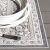 Safavieh Cabana CBN636F Grey / Ivory Area Rug Detail