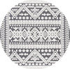 Safavieh Cabana CBN658A Ivory / Grey Area Rug Round