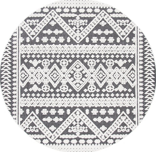 Safavieh Cabana CBN658A Ivory / Grey Area Rug Round