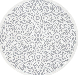 Safavieh Cabana CBN662A Ivory / Grey Area Rug Round