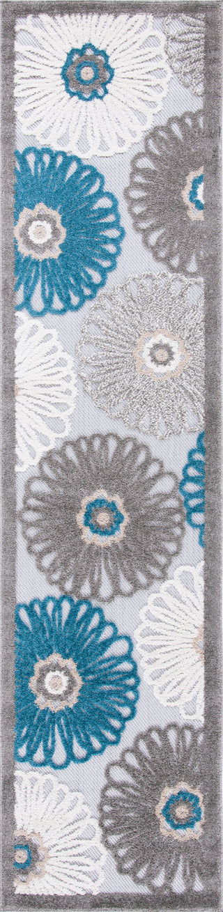 Safavieh Cabana CBN676B Beige / Blue Area Rug Runner