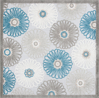 Safavieh Cabana CBN676B Beige / Blue Area Rug Square