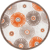 Safavieh Cabana CBN676C Beige / Orange Area Rug Round