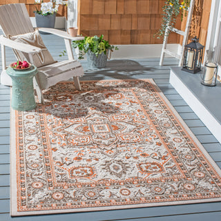 Safavieh Cabana CBN680B Beige / Orange Area Rug Room Scene