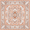 Safavieh Cabana CBN680B Beige / Orange Area Rug Square