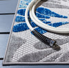 Safavieh Cabana CBN800F Grey / Blue Area Rug Detail