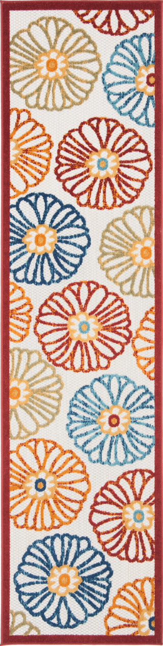 Safavieh Cabana CBN801A Creme / Red Area Rug Runner