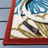 Safavieh Cabana CBN801A Creme / Red Area Rug Detail