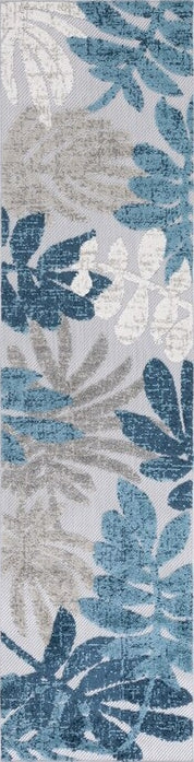 Safavieh Cabana CBN814F Grey / Blue Area Rug Runner