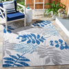 Safavieh Cabana CBN814F Grey / Blue Area Rug Room Scene