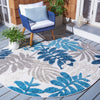 Safavieh Cabana CBN814F Grey / Blue Area Rug Room Scene