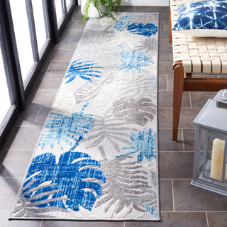 Safavieh Cabana CBN831F Grey / Blue Area Rug Room Scene Feature