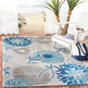 Safavieh Cabana CBN832F Grey / Blue Area Rug Room Scene