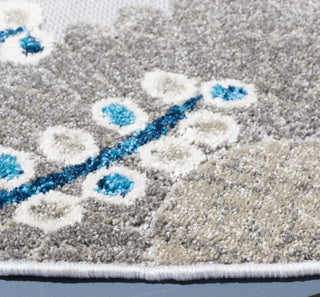 Safavieh Cabana CBN832F Grey / Blue Area Rug Detail