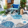 Safavieh Cabana CBN832F Grey / Blue Area Rug Room Scene