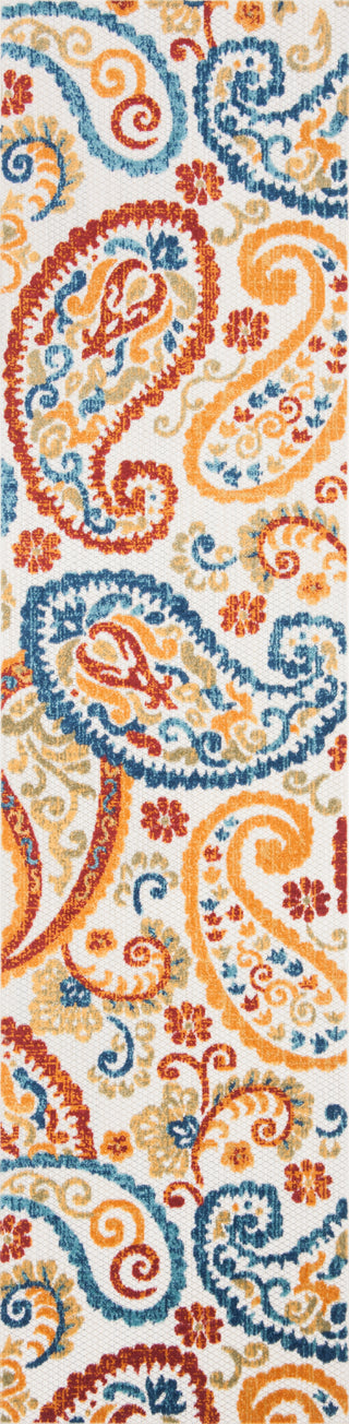 Safavieh Cabana CBN887A Cream / Navy Area Rug Runner