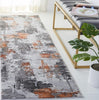 Safavieh Craft CFT820P Grey / Orange Area Rug Room Scene Feature