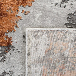 Safavieh Craft CFT820P Grey / Orange Area Rug Backing