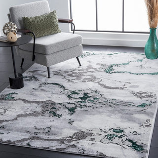 Safavieh Craft CFT860G Grey / Green Area Rug Room Scene