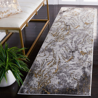 Safavieh Craft CFT864L Grey / Gold Area Rug Room Scene Feature