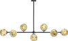 Safavieh Melesa CHA3000A Black / Multi Lamp Main On