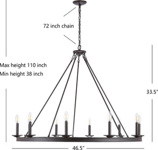 Safavieh Telta CHA4017A Oil Rub Bronze Lamp main image