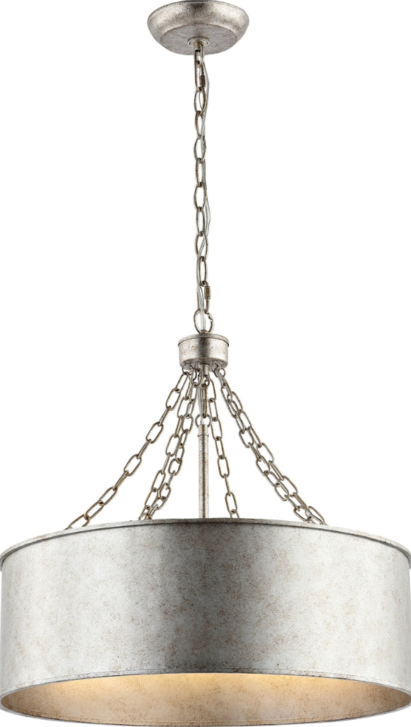 Safavieh Adison CHA4019A Antique Silver Lamp main image