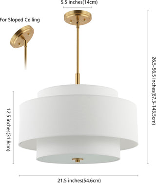 Safavieh Cambrie CHA4021A White / Brass Lamp main image