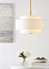 Safavieh Cambrie CHA4021A White / Brass Lamp Room Scene On Feature