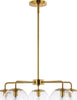 Safavieh Negara CHA4023A Brass / Clear Lamp Main Off
