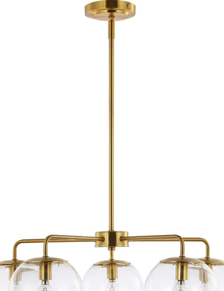 Safavieh Negara CHA4023A Brass / Clear Lamp Main Off