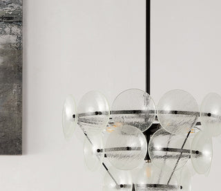 Safavieh Landreth CHA4026A Black / Clear Lamp Room Scene Off Feature