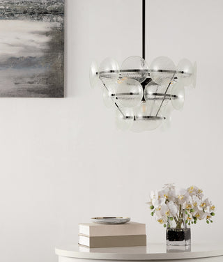 Safavieh Landreth CHA4026A Black / Clear Lamp Room Scene Off Feature