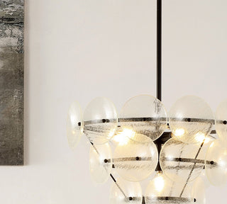 Safavieh Landreth CHA4026A Black / Clear Lamp Room Scene On Feature