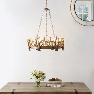 Safavieh Duriel CHA4032A Antique Brown Lamp main image