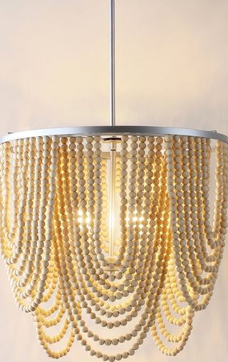 Safavieh Bressi CHA4035A Silver / Natural Lamp Room Scene On Feature