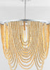 Safavieh Bressi CHA4035A Silver / Natural Lamp main image