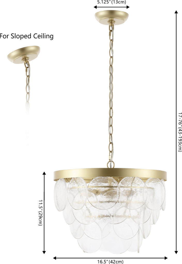 Safavieh Chrys CHA4038A Clear / Gold Lamp main image