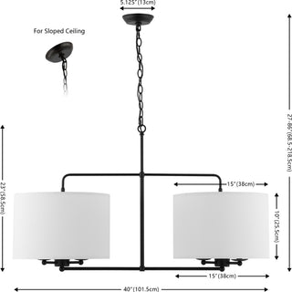 Safavieh Devney CHA4041A Black Lamp main image