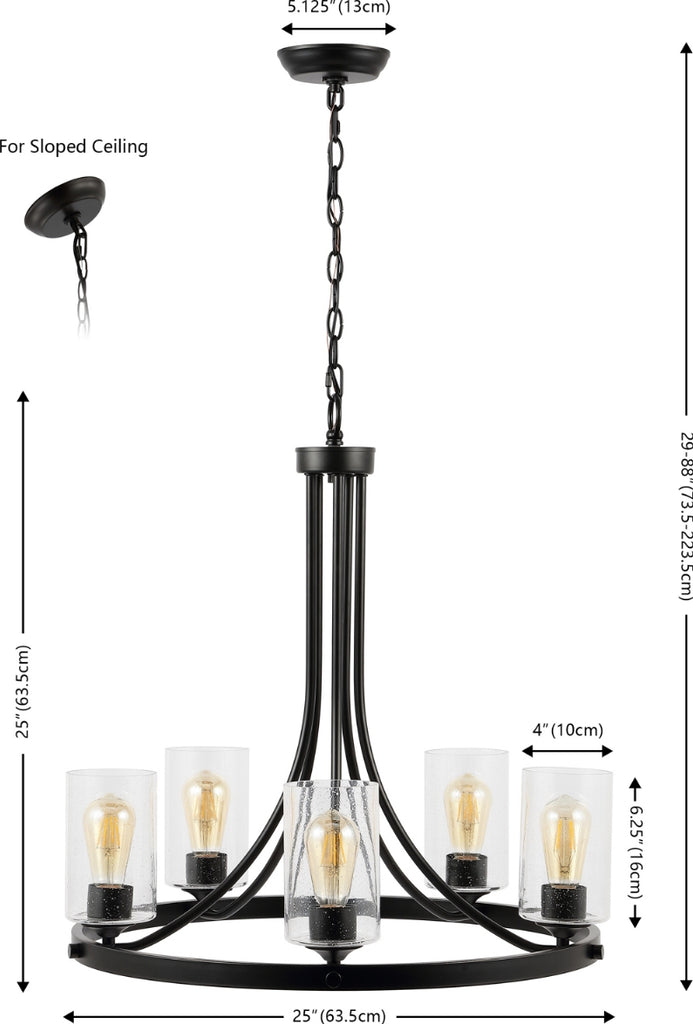 Safavieh Emersyn CHA4043A Black Lamp main image