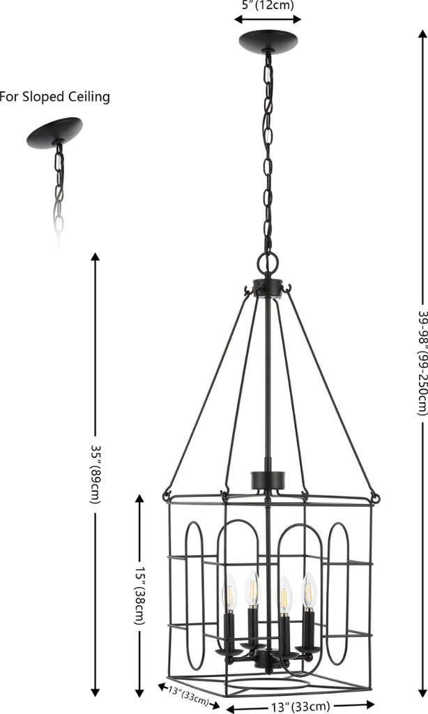Safavieh Flatbush CHA4046A Black Lamp main image