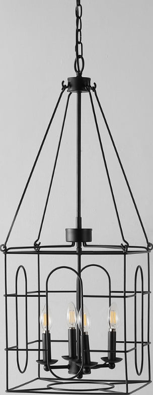 Safavieh Flatbush CHA4046A Black Lamp Room Scene Off Feature