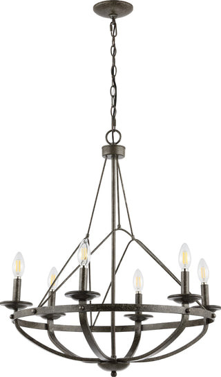 Safavieh Fraser CHA4049A Silver / Black Lamp Main Off
