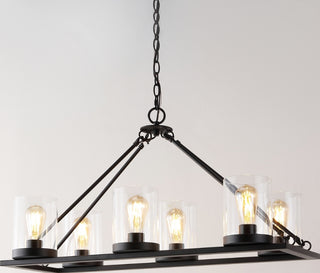 Safavieh Reagan CHA4051A Black Lamp Room Scene On Feature